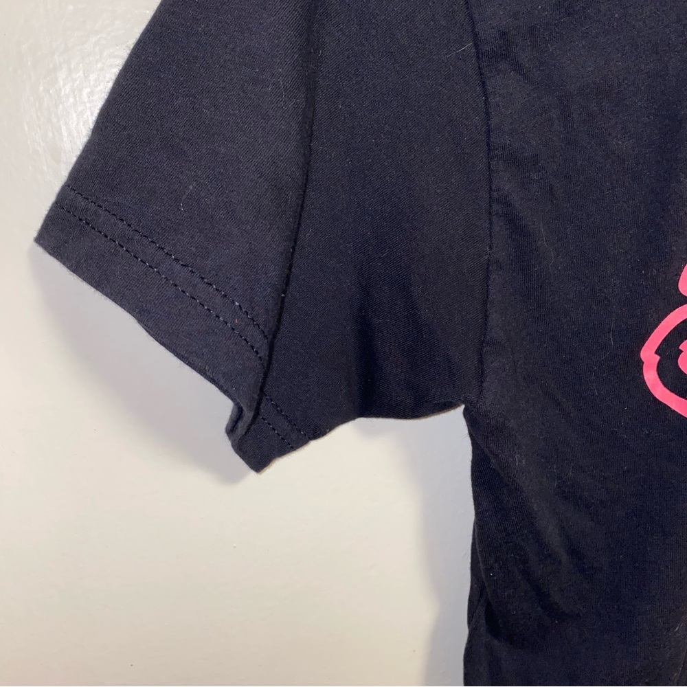 Awarewolf Apparel Small Punk Panther Black Graphic Tee with Pink Logo - Picture 5 of 8